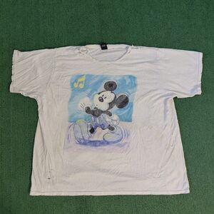 VINTAGE Mickey Unlimited Mickey Mouse Whistling T Shirt Size XXL/XXXL